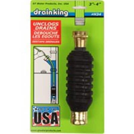 Gt Water Products Gt Water Products H34 Drain Open&Cleaner; 0.75 In. 1278746